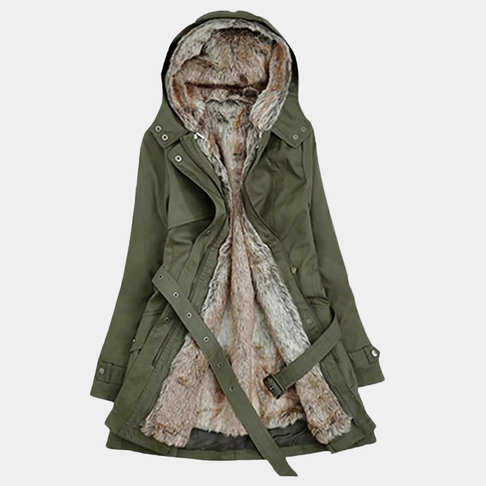 Dames Parka Jas | Warme Voering en Capuchon | Middellange Lengte | Winterjas
