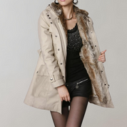 Dames Parka Jas | Warme Voering en Capuchon | Middellange Lengte | Winterjas