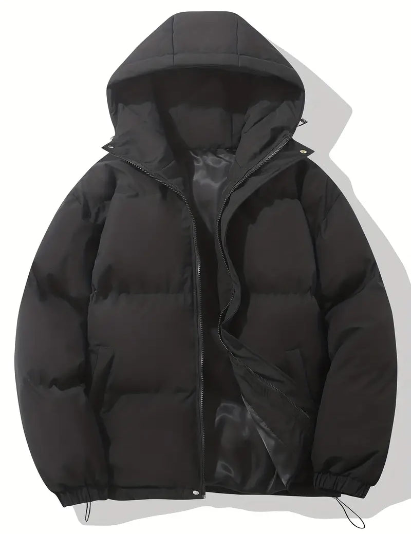 Gewatteerd Winterjas | Dames Puffer Jack | Warme Hoge Kraag en Capuchon