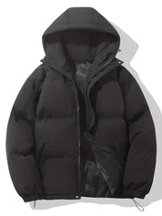 Gewatteerd Winterjas | Dames Puffer Jack | Warme Hoge Kraag en Capuchon
