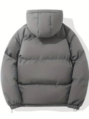 Kort Dames Gewatteerd Jack met Hoge Kraag | Puffer Jacket met Capuchon