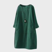 Dames zomerjurk met lange mouwen