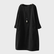 Dames zomerjurk met lange mouwen