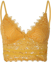 Women's mesh top with spaghetti straps and lace