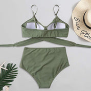 Dames bikini set met hoge taille en verschillende prints