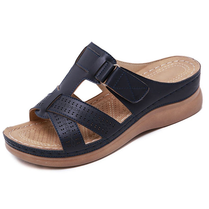 Dames sandalen met dikke zool