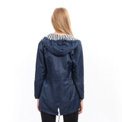 Dames regenjas met capuchon | Lichtgewicht wind- en waterdicht jack