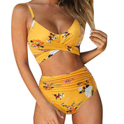 Dames bikini set met hoge taille en verschillende prints