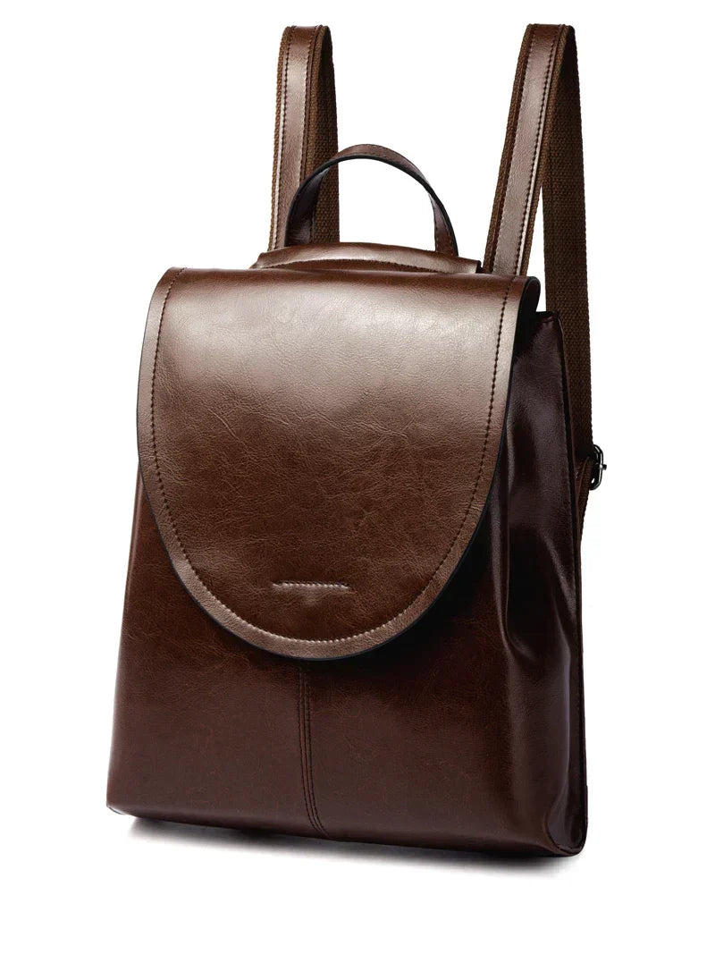 Dames schoudertas leerlook | Elegante en praktische handtas
