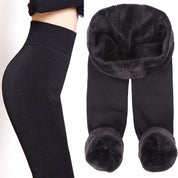 Dames Thermische Fleece Leggings | Warme Winterleggings met Voering | Hoge Taille