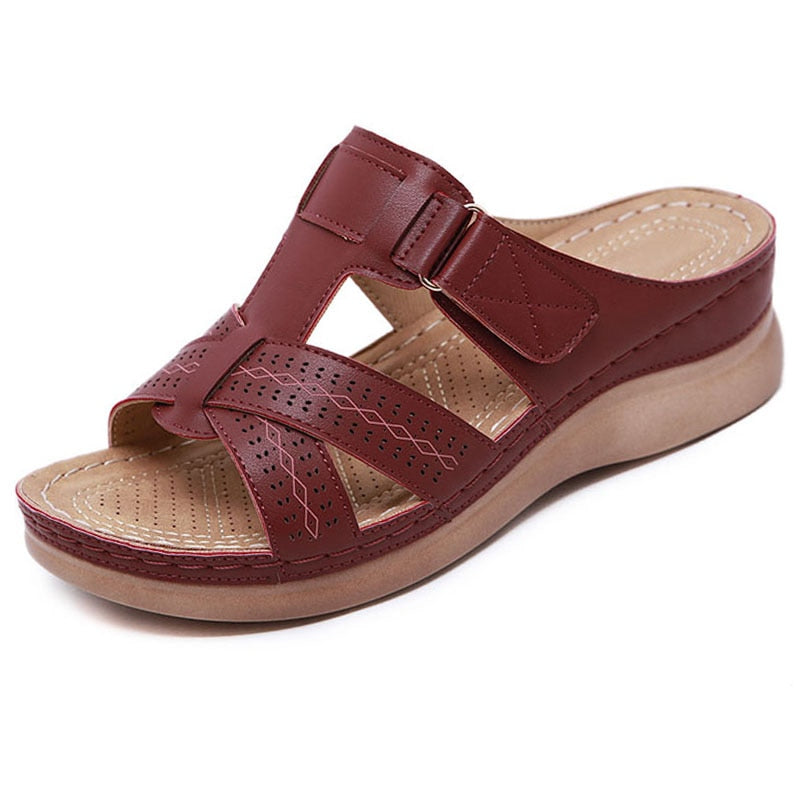 Dames sandalen met dikke zool