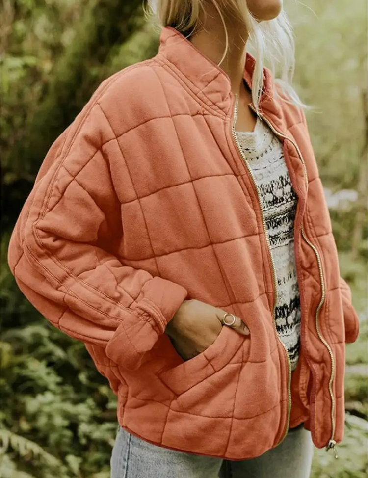 Gewatteerde dames bomberjack | Oversized met zachte voering