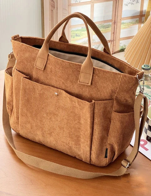 Dames tas | Shopper met handige zijvakken en verstelbare schouderband