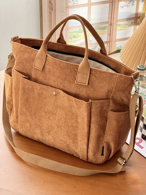 Dames tas | Shopper met handige zijvakken en verstelbare schouderband