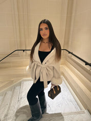 Chique Dames Mantel | Faux Fur | Imitatie Bont | Luxe Wikkel Poncho | Elegante Jas | Winter