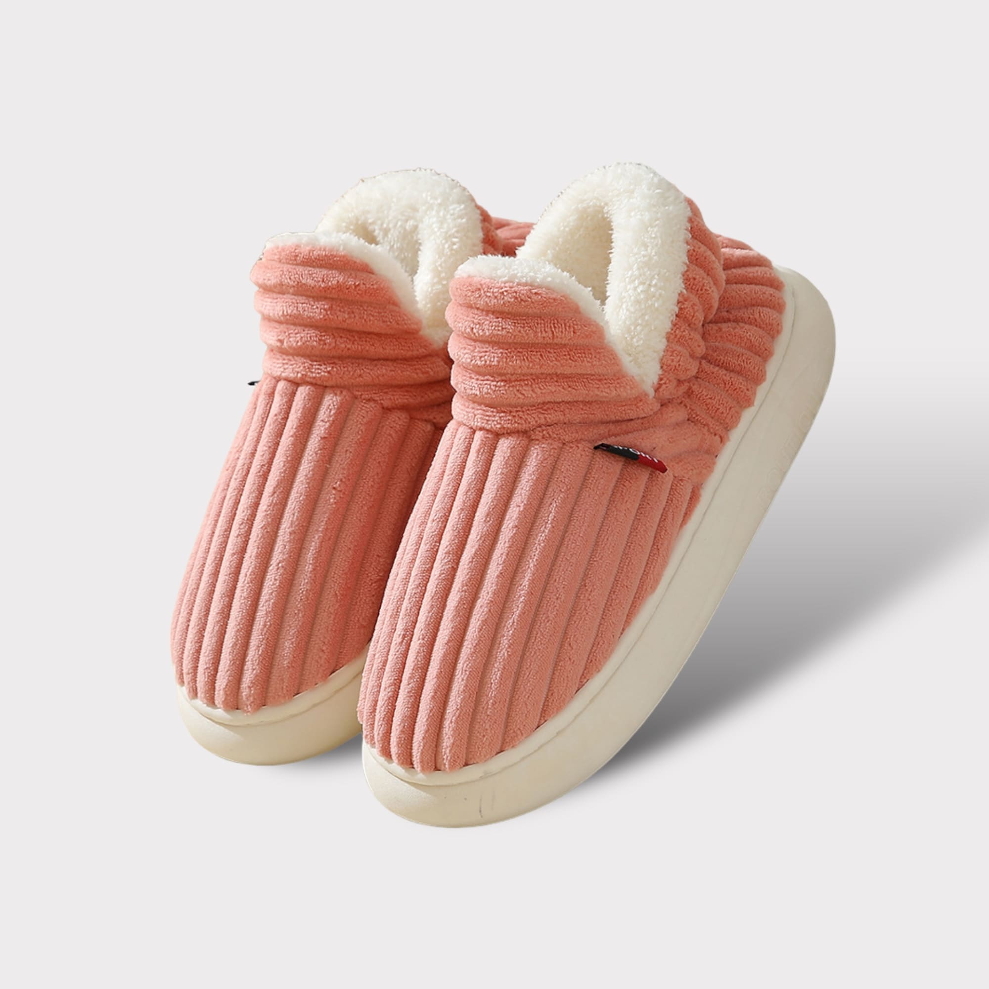 Warme dames pantoffels met bontvoering | Comfortabele winter slippers