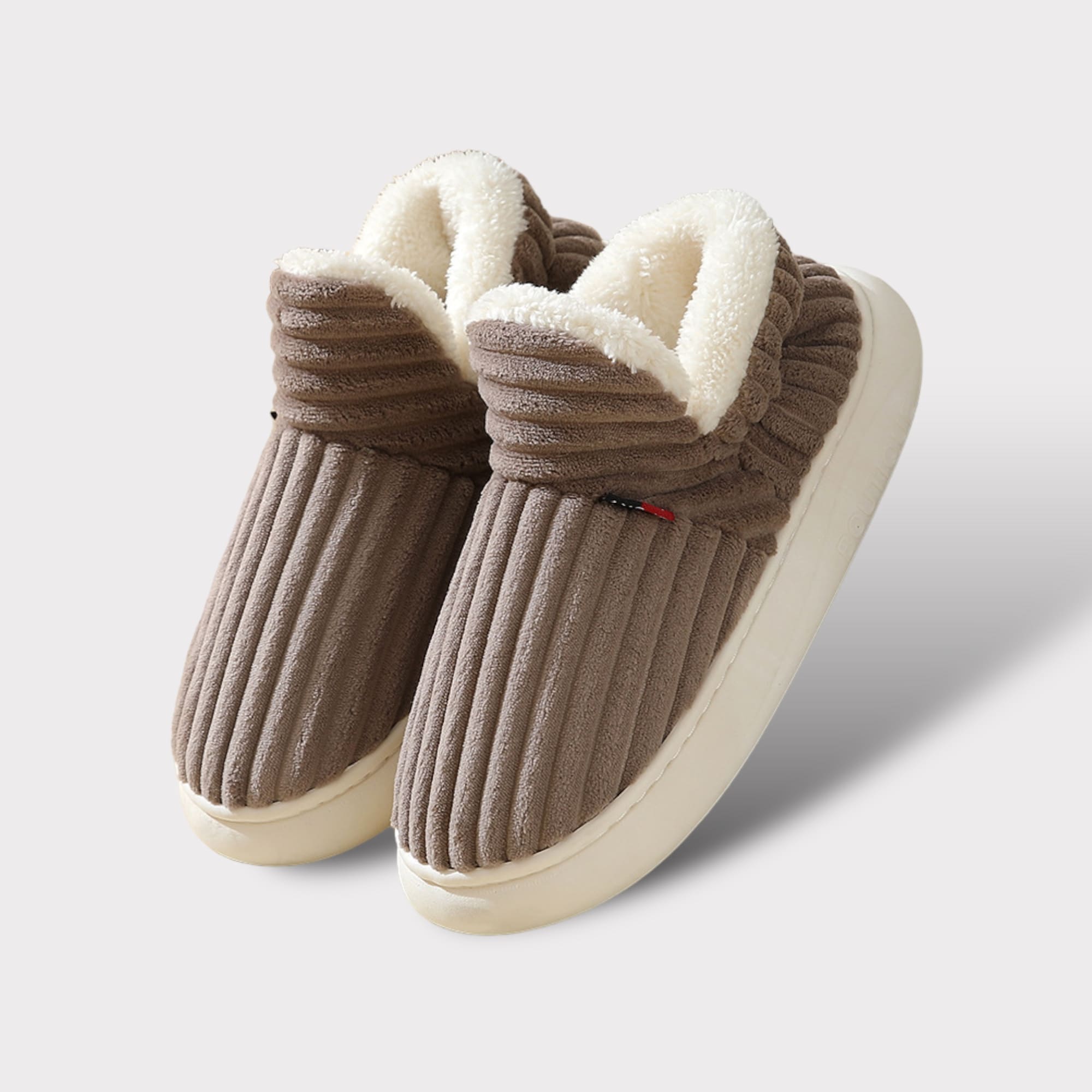 Warme dames pantoffels met bontvoering | Comfortabele winter slippers