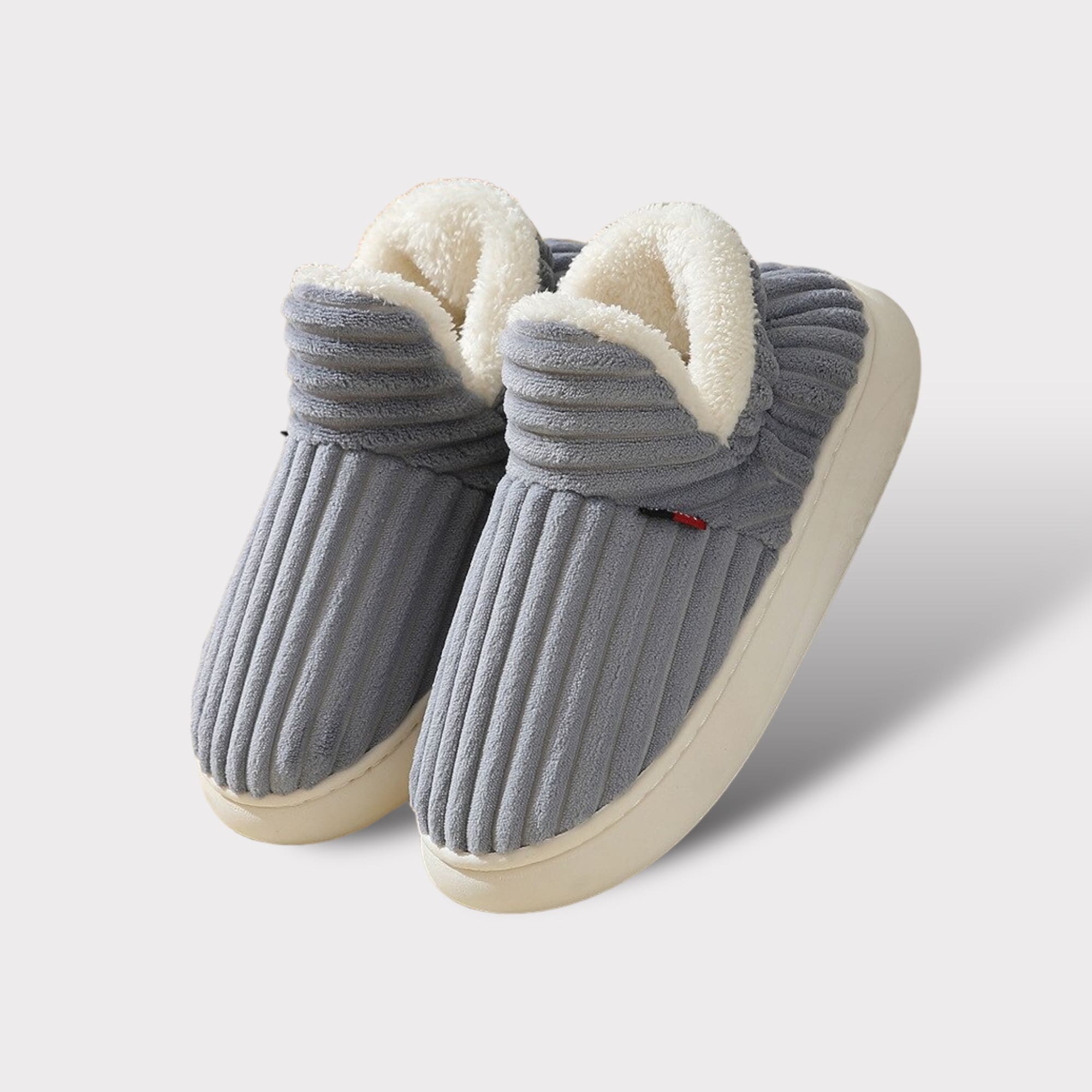 Warme dames pantoffels met bontvoering | Comfortabele winter slippers