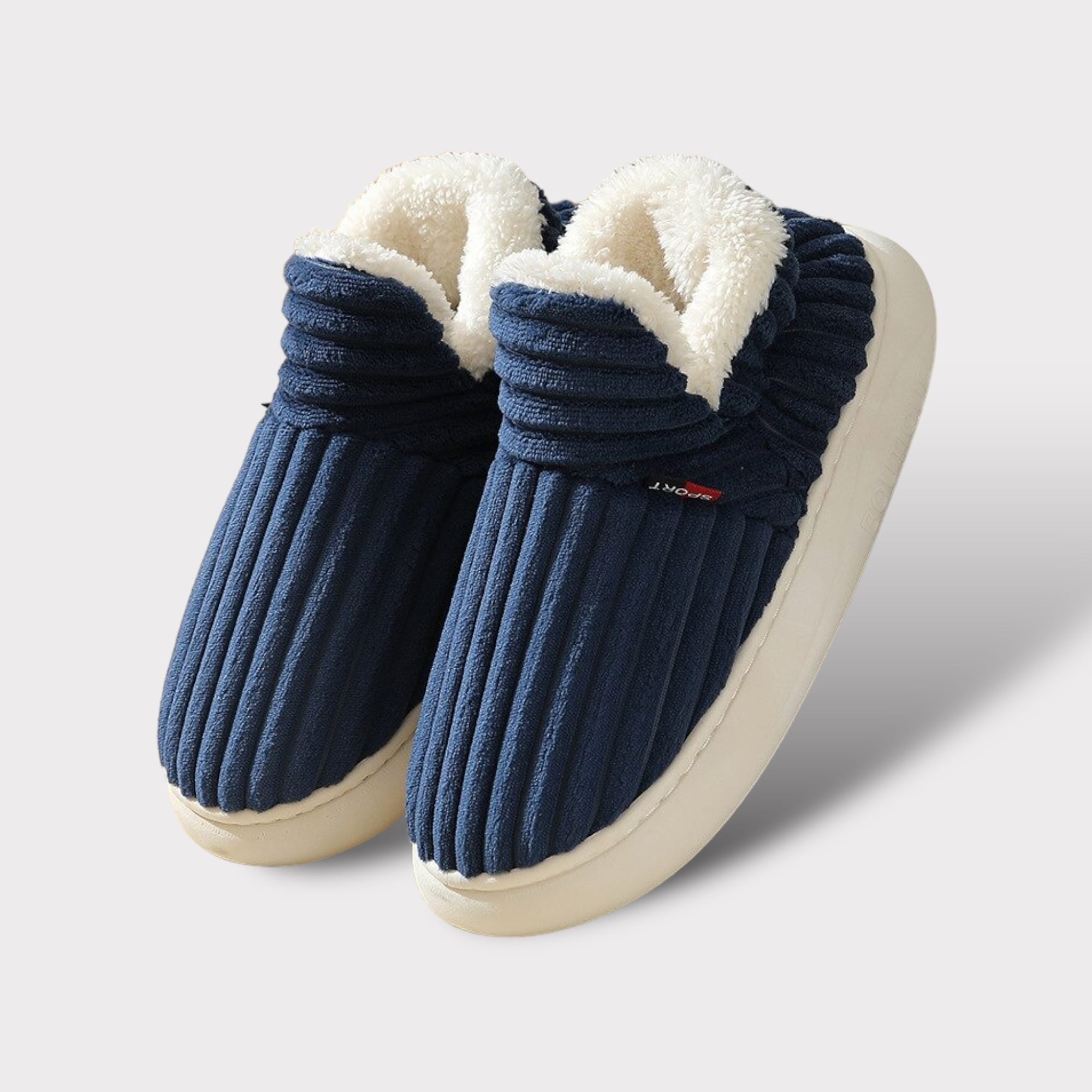 Warme dames pantoffels met bontvoering | Comfortabele winter slippers
