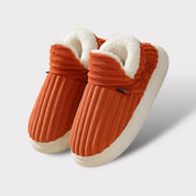 Warme dames pantoffels met bontvoering | Comfortabele winter slippers