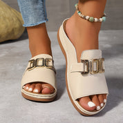 Dames sandalen met gespband - Lente en zomer