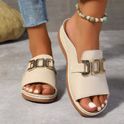 Dames sandalen met gespband - Lente en zomer