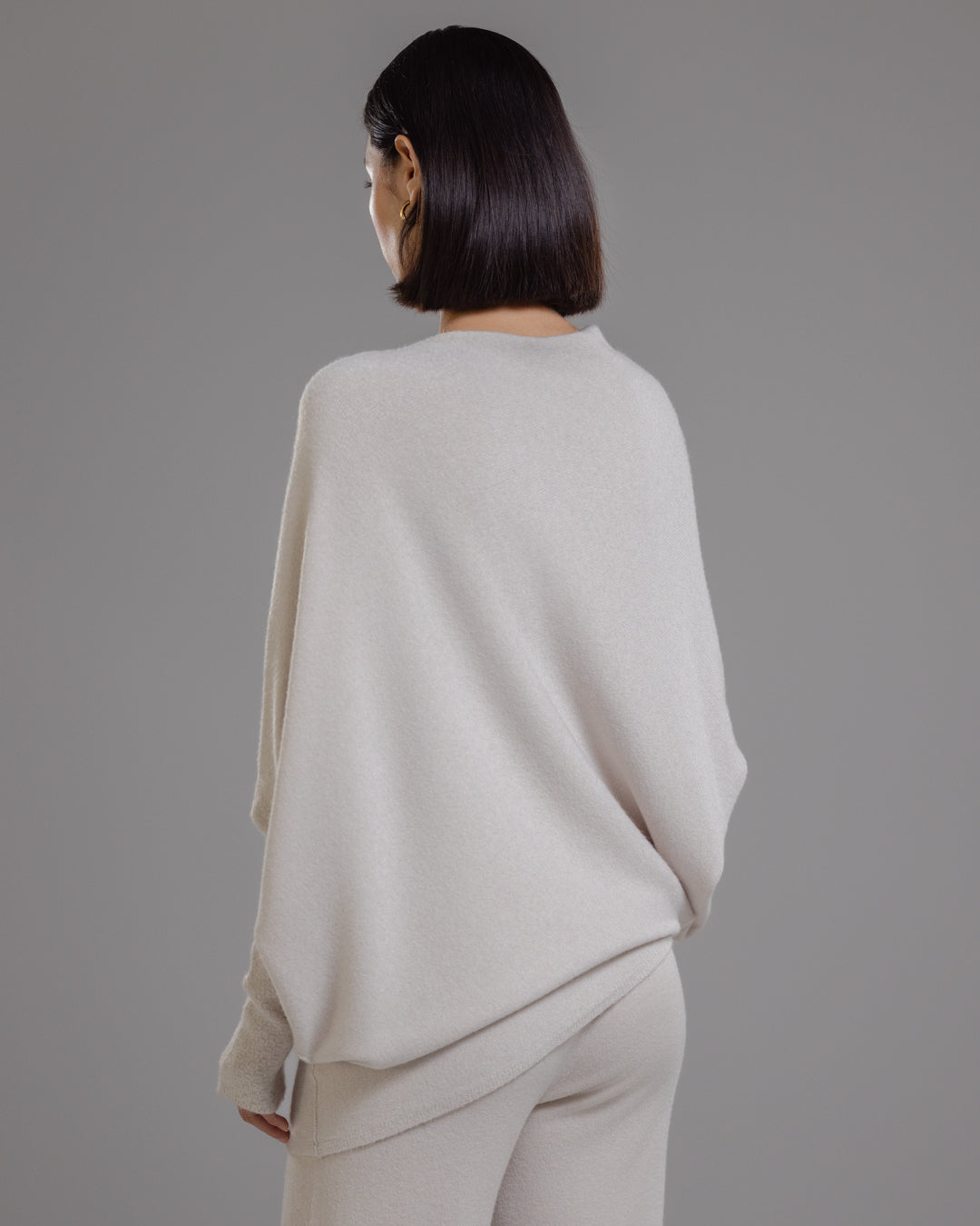Losvallende dames top – Trui met wijde hals