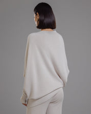 Losvallende dames top – Trui met wijde hals