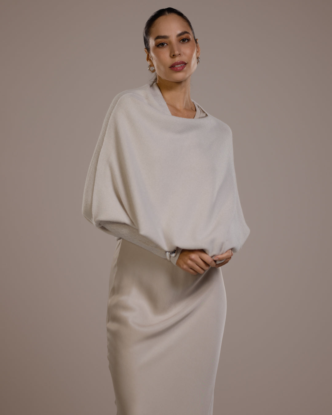 Losvallende dames top – Trui met wijde hals