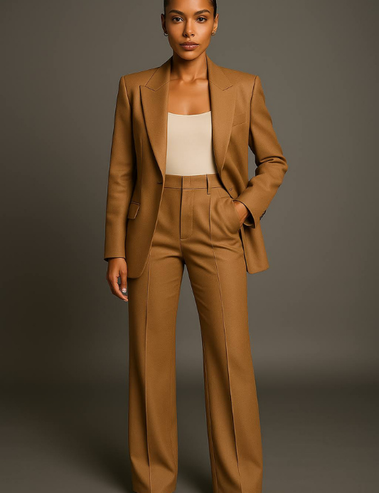 Chique getailleerde dames pak | Blazer en pantalon