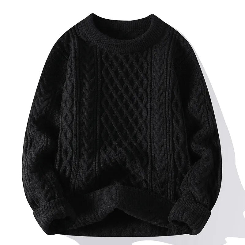Warme dames gebreide trui | Comfortabele winter sweater met stijlvol patroon