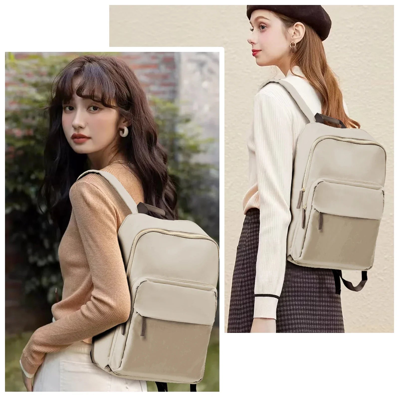 Dames Rugzak 20-35L – Elegant en praktisch met laptopvak