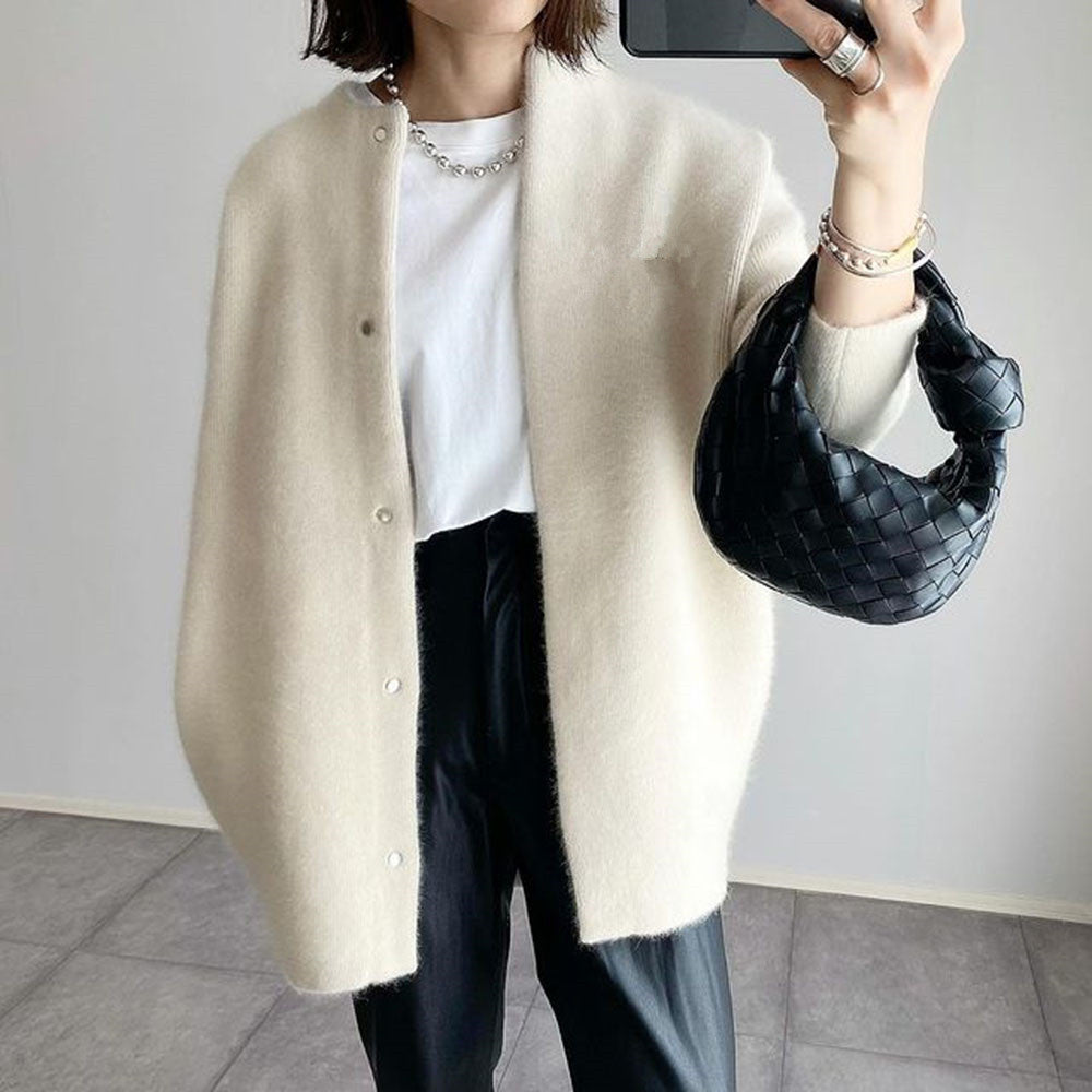 Oversized dames vest | Zacht lang vest met knopen
