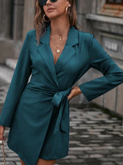 Dames blazerjurk met overslag | Geschikt voor kantoor of avondjes uit