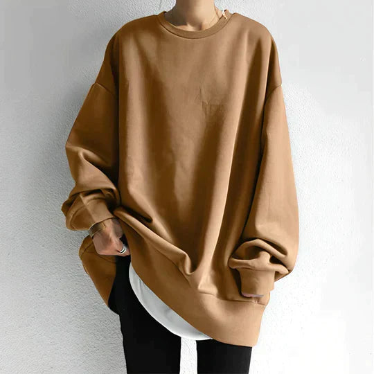 Oversized dames sweater | Warme trui met lange mouwen