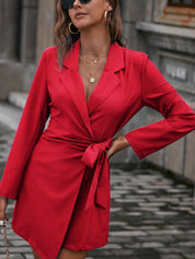 Dames blazerjurk met overslag | Geschikt voor kantoor of avondjes uit