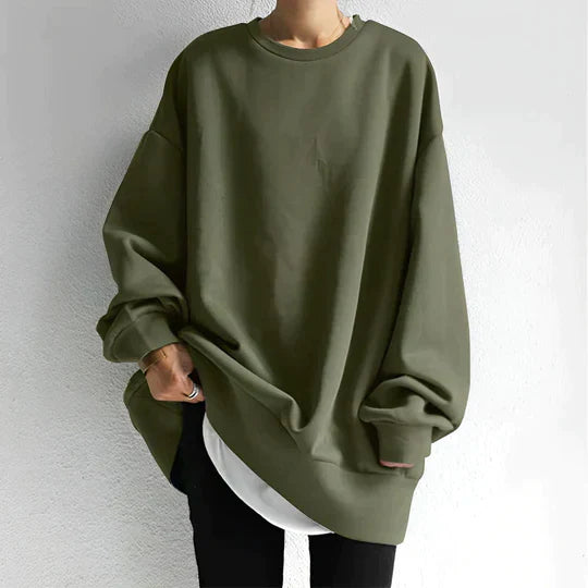 Oversized dames sweater | Warme trui met lange mouwen