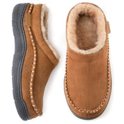 Warme Pantoffels met Bontvoering | Suede Look | Anti-Slip Zool | Instap Sloffen Winter
