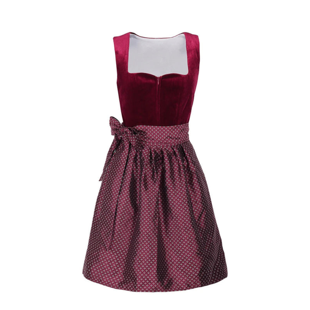 Dames dirndl jurk mouwloos - Oktoberfest