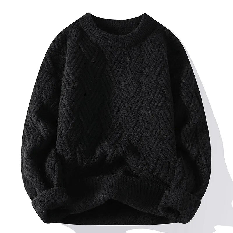 Warme dames gebreide trui | Comfortabele winter sweater met stijlvol patroon