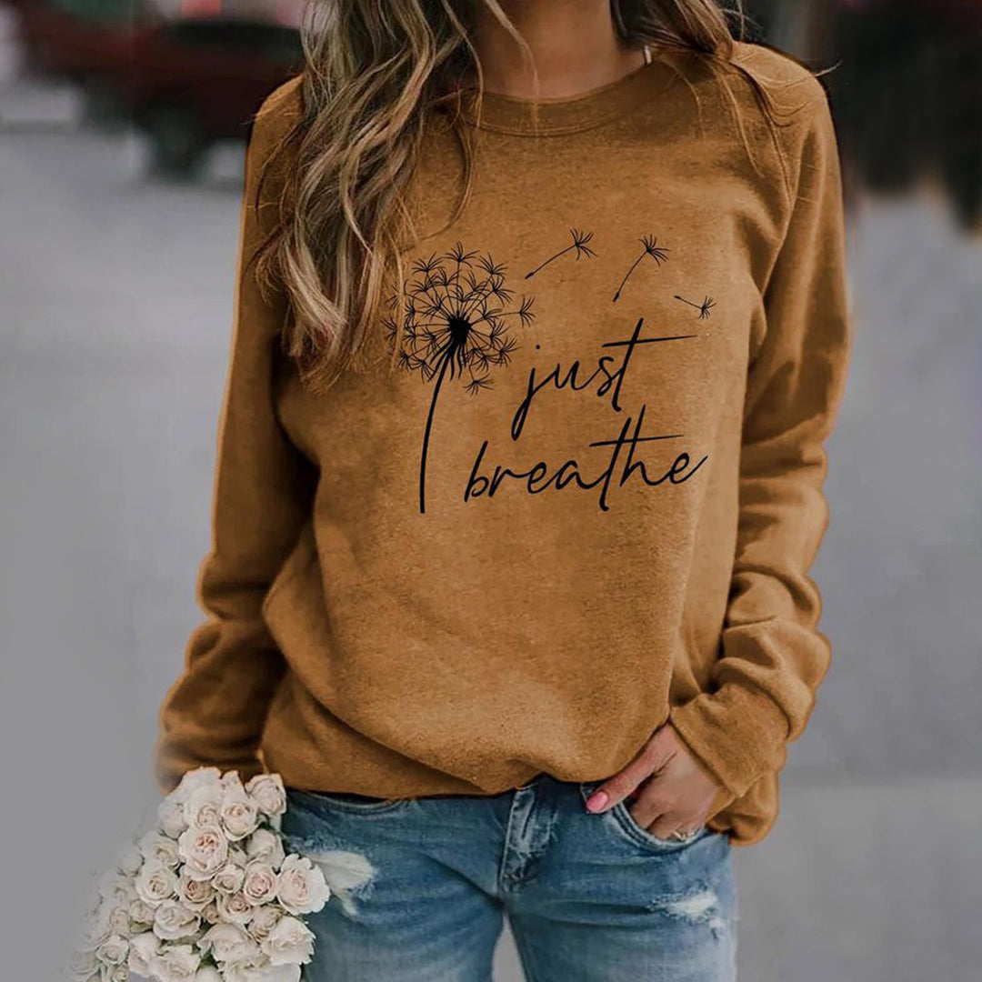 Dames sweatshirt | Comfortabel met ronde hals