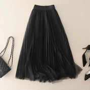 Dames plissé midi rok | Elegante zwierige rok voor elke gelegenheid