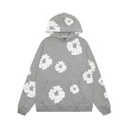 Dames hoodie met bloemenprint | Wintertrui