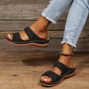 Dames sandalen met verstelbare bandjes - Lente en zomer