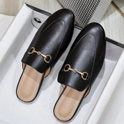 Loafers met Gouden Gesp Detail voor Kantoor - Zakelijke Instappers