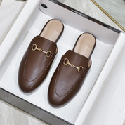 Loafers met Gouden Gesp Detail voor Kantoor - Zakelijke Instappers
