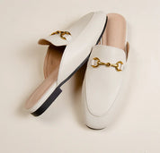 Loafers met Gouden Gesp Detail voor Kantoor - Zakelijke Instappers