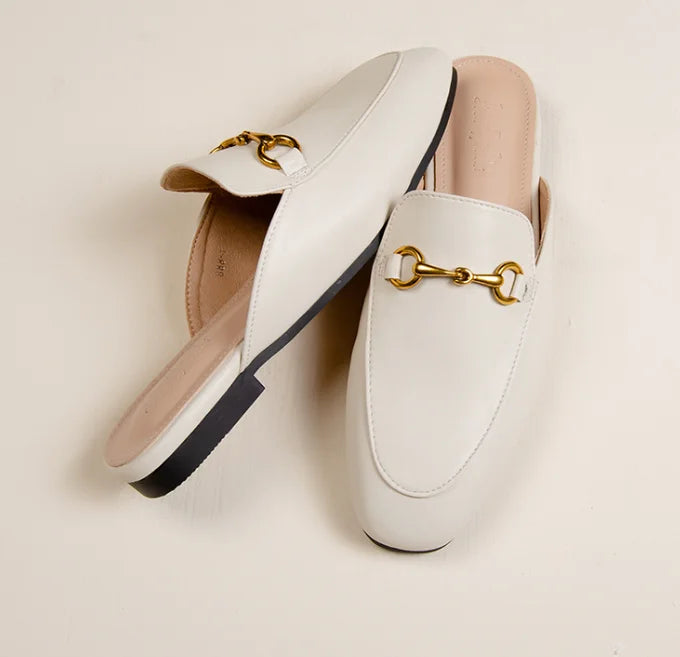 Loafers met Gouden Gesp Detail voor Kantoor - Zakelijke Instappers