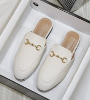 Loafers met Gouden Gesp Detail voor Kantoor - Zakelijke Instappers