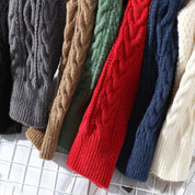 Warme dames gebreide trui | Comfortabele winter sweater met stijlvol patroon